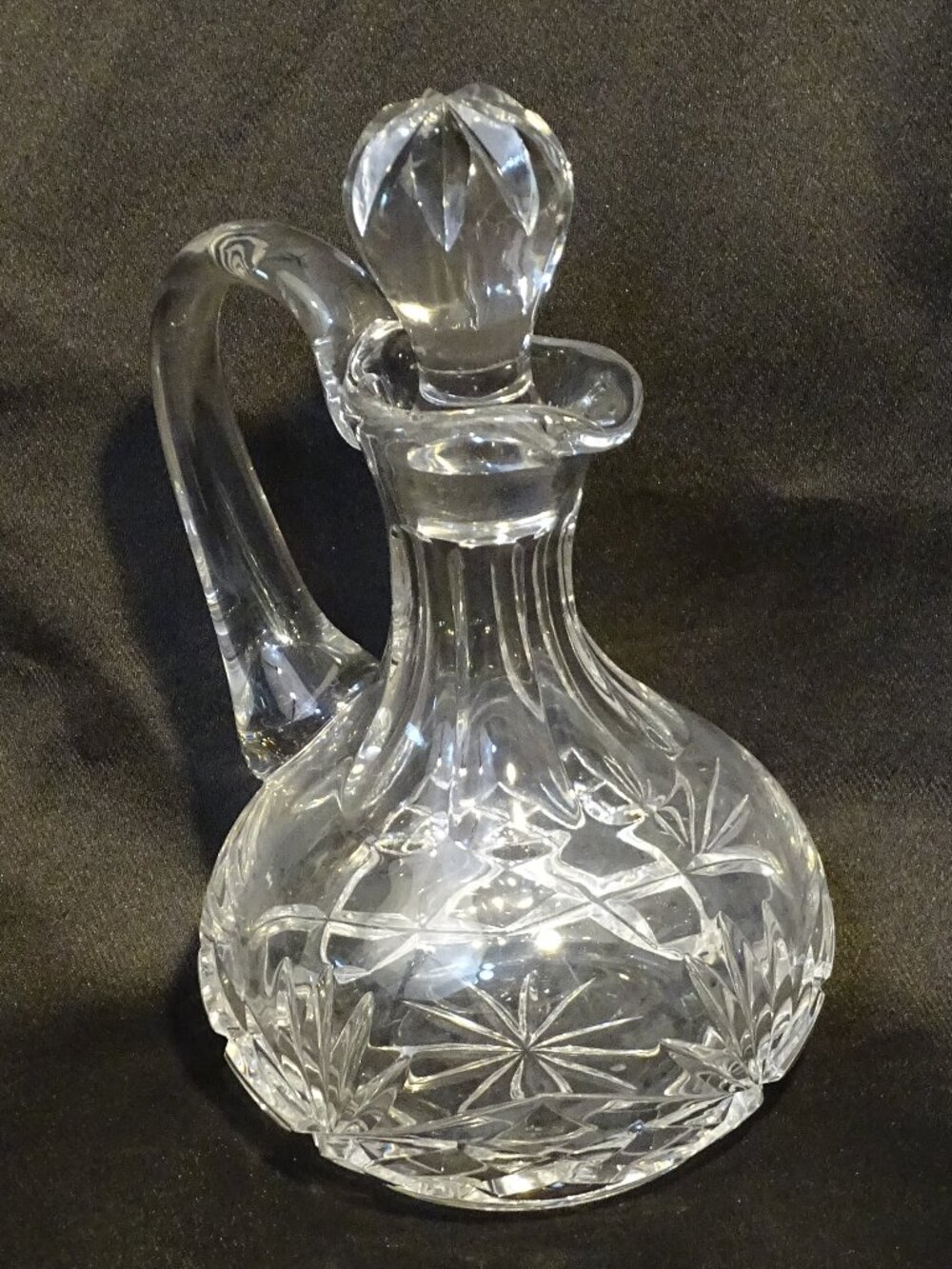 Lead Crystal Galway Signed Cruet